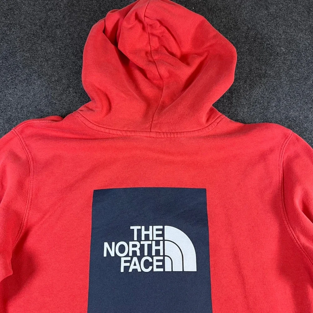 The North Face Mens Red Box‎ Logo Never Stop Exploring Pullover Hoodie Size M